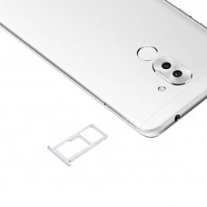 За Huawei Honor 6X / ГР5 2017 SIM Card Tray & SIM / Micro SD карта тава (Silver)