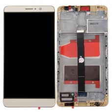 For Huawei Mate 9 LCD Screen and Digitizer Full Assembly with Frame(Champagne Gold) 
