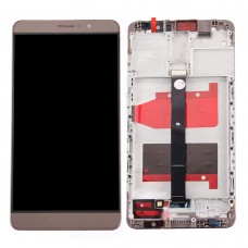 For Huawei Mate 9 LCD Screen and Digitizer Full Assembly with Frame(Mocha Gold)