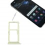 För Huawei P10 Plus SIM-kort fack & SIM / Micro SD-kort fack (Grön)