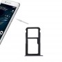 Dla Huawei P10 Lite SIM Gniazdo karty SIM i / Micro SD Gniazdo karty (czarny)
