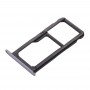 За Huawei P10 Lite SIM Card Tray & SIM / Micro SD карта тава (черен)