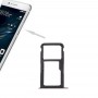 Para Huawei P10 Lite bandeja de tarjeta SIM y SIM / bandeja de tarjeta Micro SD (Oro)