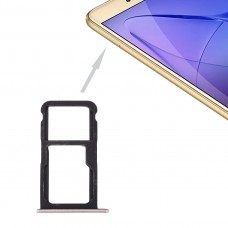 For Huawei Honor 8 Lite / P8 Lite 2017 SIM Card Tray & SIM / Micro SD Card Tray(Gold)