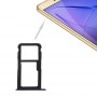 Per Huawei Honor 8 Lite / P8 Lite 2017 Slot per scheda SIM e SIM / Micro vassoio di carta di deviazione standard (blu)