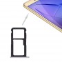 Para Huawei Honor 8 Lite / P8 Lite 2017 bandeja de la tarjeta SIM y SIM / bandeja de tarjeta Micro SD (blanco)