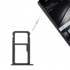Für Huawei Mate-9 SIM-Karten-Behälter und SIM / Micro SD-Karten-Behälter (Schwarz)