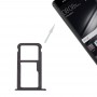 Pour Huawei Maté 9 Carte SIM Plateau et SIM / Micro SD Card Tray (Noir)