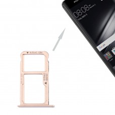 Para Huawei mate 9 Bandeja SIM y la tarjeta SIM / bandeja de tarjeta Micro SD (Oro)