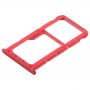 SIM Card Tray + SIM Card Tray / Micro SD Card Tray for Huawei Honor Play 7X (Red)