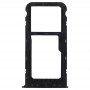 SIM Card Tray + SIM Card Tray / Micro SD Card Tray for Huawei Honor V9 Play (Black)