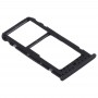 SIM-Karten-Behälter + SIM-Karte Tray / Micro SD-Karten-Behälter für Huawei Honor V9 Play (Schwarz)