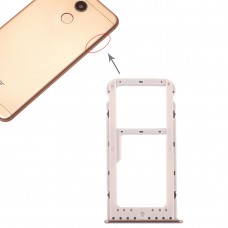 Slot per scheda SIM + Slot per scheda SIM / Micro SD vassoio di carta per Huawei Honor V9 Play (oro)