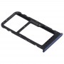 SIM картата тава + SIM Card Tray / Micro SD карта тава за Huawei Honor V9 възпроизвеждане (Blue)