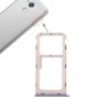 SIM-карта лоток + SIM-карта лоток / Micro SD карта Лоток для Huawei Honor 6А (серый)