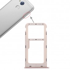 SIM картата тава + SIM Card Tray / Micro SD карта тава за Huawei Honor 6А (злато)
