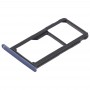 SIM-kort fack + SIM-kort fack / Micro SD-kort fack för Huawei Nova Lite (blå)
