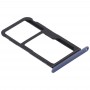 SIM karta Tray + SIM karty zásobník / Micro SD Card Tray pro Huawei Nova Lite (modrá)
