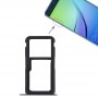 SIM-kort fack + SIM-kort fack / Micro SD-kort fack för Huawei Nova Lite (blå)