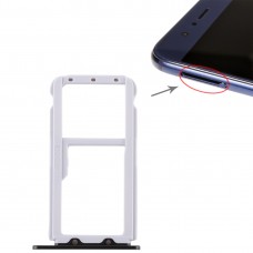 SIM ბარათის Tray + SIM ბარათის Tray / Micro SD Card Tray for Huawei Honor V9 (Black)