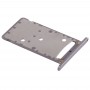 2 Slot per scheda SIM / Micro SD vassoio di carta per Huawei Godetevi 6 / AL00 (grigio)