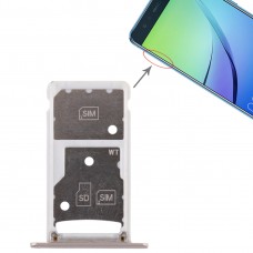 2 bandeja de tarjeta SD / Micro bandeja de tarjeta SIM para Huawei Disfrute 6 / AL00 (Oro)