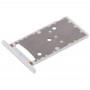 2 SIM Card Tray / Micro SD карта тава за Huawei Насладете 6 / AL00 (Бяла)