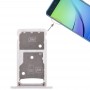 2 SIM kort facket / Micro SD-kort facket för Huawei Njut 6 / AL00 (vit)