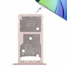 2 SIM Card Tray / Micro SD Card Tray for Huawei Enjoy 6 / AL10(Gold) 