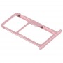SIM-korttipaikka + SIM-korttipaikka / Micro SD-kortin Huawei G9 Plus (Pink)