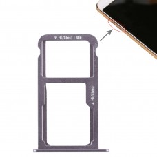 SIM Card Tray + SIM Card Tray / Micro SD Card for Huawei G9 Plus (Grey)