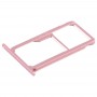 SIM Card Tray + SIM Card Tray / Micro SD Card for Huawei Honor 8 (Pink)