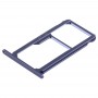 SIM-Karten-Behälter + SIM-Karte Tray / Micro SD-Karte für Huawei Honor 8 (blau)