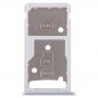 SIM ბარათის Tray + SIM ბარათის Tray / Micro SD Card Tray for Huawei Honor 5C (Silver)