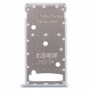 SIM-kort fack + SIM-kort fack / Micro SD-kort fack för Huawei Honor 5c (Silver)