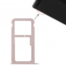 Bandeja Bandeja de tarjeta SIM + Tarjeta SIM / tarjeta Micro SD para Huawei P9 Plus (Oro)