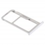 SIM Card Tray + SIM Card Tray / Micro SD Card for Huawei P9 Plus(White)