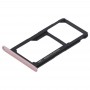 SIM Card מגש + כרטיס SIM מגש / Micro SD כרטיס עבור לייט P9 Huawei (ורוד)
