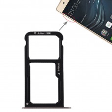 SIM Card Tray + SIM Card Tray / Micro SD Card for Huawei P9 Lite(Gold)