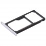 SIM-kaardi salv + SIM-kaardi salv / Micro SD Card Huawei P9 Lite (Silver)