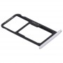 SIM Card Tray + SIM Card Tray / Micro SD Card for Huawei P9 Lite(Silver)
