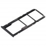 2 SIM Karten-Behälter + Micro-SD-Karten-Behälter für Huawei Genießen 8 Plus (Schwarz)