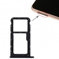 SIM-карта лоток + SIM-карта лоток / Micro SD Card для Huawei P20 Lite / Nova 3х (черный)