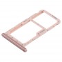 SIM-kort fack + SIM-kort fack / Micro SD-kort för Huawei P20 Lite / Nova 3e (Pink)