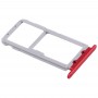 2 SIM Card Tray / Micro SD Card Tray for Huawei Nova 2s(Red)