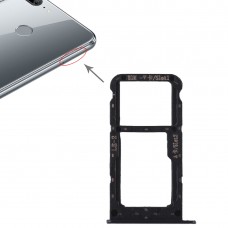 SIM-Karten-Behälter + SIM-Karte Tray / Micro SD-Karte für Huawei Honor 9 Lite (schwarz)