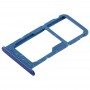 SIMカードトレイ+ SIMカードトレイ/ Huawei社の名誉9 LiteのマイクロSDカード（ブルー）