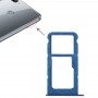 SIM karta Tray + SIM karty zásobník / Micro SD karta pro Huawei Honor 9 Lite (modrá)