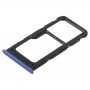 SIM卡托盘+ SIM卡托盘/ Micro SD卡的华为P智能（享受7S）（蓝）