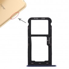 SIM Card Tray + SIM Card Tray / Micro SD Card for Huawei Enjoy 7 (Blue)